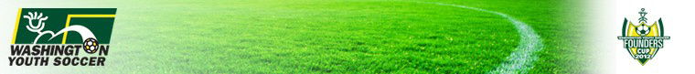 2012 Washington Youth Soccer Founders Cup banner